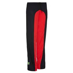 JL Sport Authentische Brasilianische Capoeira Kampfsport Unisex Hosen (Schwarz Und Rot) - L von JL Sport