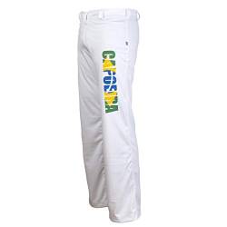 JL Sport Authentische Brasilianische Capoeira Unisex Kampfsport Hosen (Capoeira Aufdruck Neben Bein) - XL von JL Sport