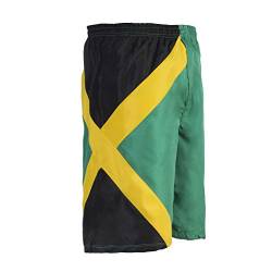 Reggae Unisex Cruise Badehose Sport Jamaican Bermuda Shorts Strand Hosen - S von JL Sport