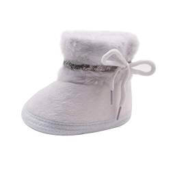 0-12 Monate Mädchen Jungen Wärme Gefütterte Schneestiefel Neugeborene Baby Winterschuhe Baby rutschfest Stiefel Kleinkindschuhe Weichsohlen Schlupfstiefel Säuglingsstiefel Plus Samt Baumwollschuhe von JLGY