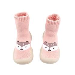 Baby Schuhe 6-12monate MäDchen Socken Schuhe Junge Bodensocken Taufe Kleinkind Schuhe Lauflernschuhe Weichen Sohle Babyschuhe Krabbelsocken Atmungsaktive Indoor Kinderschuhe Taufsocken von JLGY