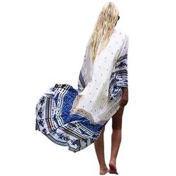 JLTPH Kimono Cardigan Cover Up Damen Sommer Boho Chiffon Bikini Cover up von JLTPH