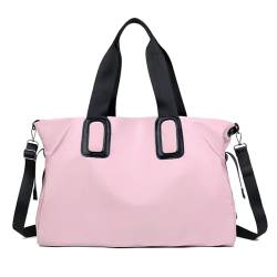 Reisetasche Frauen Reisetasche Große Kapazität Tragetaschen for Frauen Schulter Tasche Multi-Funktion Casual Handtasche Umhängetaschen Reisetaschen (Color : Pink) von JMORCO