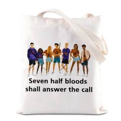 JNIAP Kosmetiktasche mit Aufschrift "Half Bloods Percy" inspiriert von Percy, Geschenk mit Aufschrift "Seven Half Bloods Shall Answer The Call", Seven Tragetasche, modisch von JNIAP