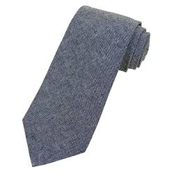 JNJSTELLA Herren Baumwolle Solid Klassische Krawatte One Size Dunkelgrau von JNJSTELLA