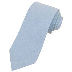 JNJSTELLA Herren Baumwolle Solid Klassische Krawatte One Size Himmelblau von JNJSTELLA
