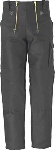 JOB Zunfthose UNCOOL Doppelpilot/Englisch Leder Pilot/Teflon®/CORDURA® schwarz (46) von JOB-Kleidung