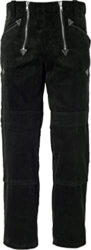 Job Zunfthose Trenkercord schwarz 510522 Kniepolstertaschen 64 von JOB-Kleidung