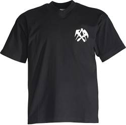 JOB Dachdecker T-Shirt Tee Kurzarm schwarz mit Logo/Emblem (M) von JOB