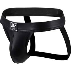 JOCKMAIL 2020 Sexy Herren Slip Suspensorium Unterwäsche Sexy Herren Slips Jock Strap für Männer Unterwäsche (M, Schwarz) von JOCKMAIL