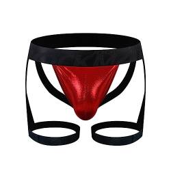 JOCKMAIL Herren Jockstrap Unterwäsche mit Big Pouch Leggings Athletic Supporter Jockstrap Herren Sportunterwäsche von JOCKMAIL