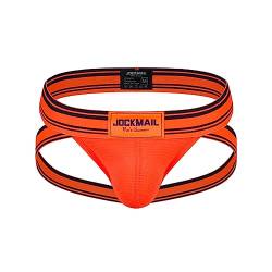 JOCKMAIL Herren Unterwäsche Jockstrap Suspensorium Athletic Supporter Jockstrap Low Rise Herren Slips Suspensorium Unterwäsche von JOCKMAIL