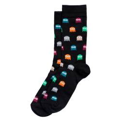 JOE COOL Socken Herren Arcade Ghost aus Baumwolle und Polyester, Schwarz , Small/Medium von JOE COOL