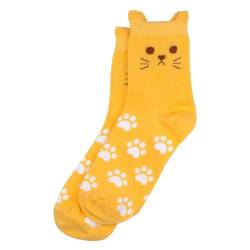 Joe Cool Socken mit Katzenmotiv, aus Baumwolle und Elastan von JOE COOL