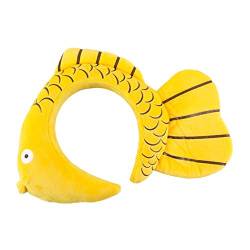 Gelber Fisch, stilvolles Plüsch-Gesichtswaschmittel, Make-up, elastisches Haarband, Stirnband for Damen/112 von JOEBO