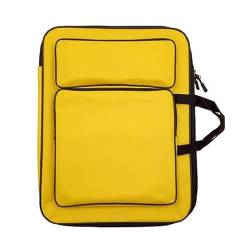 JOEBO Wasserfeste Kunst Portfolio Tragetasche Student Kunst Arbeit Portfolio Tote Zeichenbrett Tasche Malerei Skizze Pad Tasche Kunst Portfolio Tragetasche/690, gelb von JOEBO