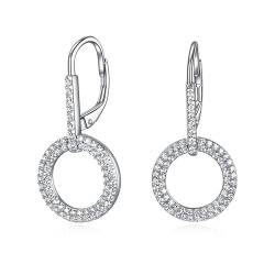 JOERPH 925 Sterling Silber Ohrringe Mode Schmuck Weihnachten Geschenk für Damen Herren (Silber-baumeln-10) von JOERPH