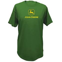 JOHN DEERE T-Shirt mit Logo-Druck - Herren, Grün, Größe XXL von JOHN DEERE