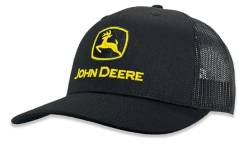 John Deere Baseball Cap Trucker Hat 13083344Bk Aktuelle Baseballkappe Trucker Hat Markenzeichen Stickerei Bkyw Schwarz, Schwarz, Einheitsgröße von JOHN DEERE