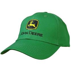 John Deere Damen Trademark Logo Core Baseball Cap Baseballkappe, Grün, Einheitsgröße von JOHN DEERE