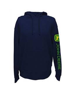 John Deere Solid Hoodie with Logo on Sleeve von JOHN DEERE