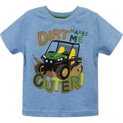 jJohn Deere Blue Dirt Makes Me Cuter Gator T-Shirt Sizes 2T 3T 4T (as1, Age, 3_Years) von JOHN DEERE