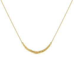 Stardust GOLDENE Halskette | Entworfen von Joidart | Entworfen von Carme Fabregas | Stardust-Kollektion | Halskette aus 24 Karat vergoldetem Metall von JOI D'ART