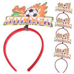 JOINPAYA 5st Stirnband Für Fußballfans Haarschmuck Für Fußballspiele Foto Elastisch Vlies von JOINPAYA