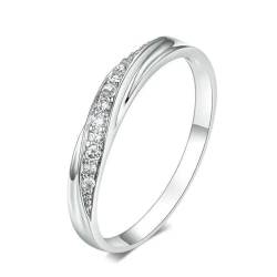 JOIVIV Mode Hochzeit Ring Für Frauen Mikro Gepflastert Cubiz Zirkon Finger Ringe Weibliche Engagement Schmuck Zubehör von JOIVIV