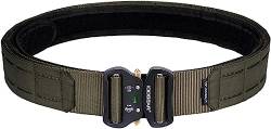 JOMIOD Taktischer Gürtel, Herren Military Schnellverschluss Metallschnalle Nylon Gürtel, 2 Zoll Laserschneiden Kampfbund, Tactical Belt für Outdoor Military Equipment Field Special Girdle (RG,L) von JOMIOD