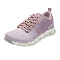 JOMIX Schuhe Turnschuhe Sportschuhe Laufschuhe Damen Cupsole Sneaker Leichte Tennisschuhe Fitnessschuhe Joggingschuhe (Violett, 41 EU) von JOMIX