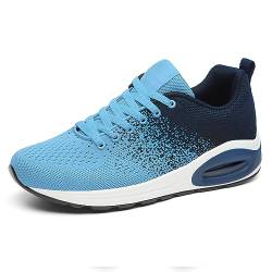 JOMIX Turnschuhe Herren Sneaker Sportschuhe Bunte Luftkissen Laufschuhe Anti-Rutsch Trainers Fitness Gym Straßen Outdoor (Blau, 41 EU) von JOMIX