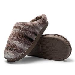 JOMIX Winter Hausschuhe Damen Jupiter Warme Plüsch Pantoffeln Weiche Puschen Slippers Indoor (Braun, 41 EU) von JOMIX