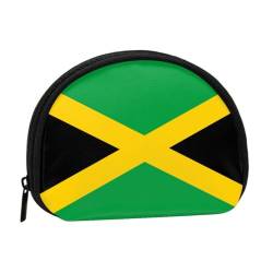Tragbare Mini-Aufbewahrungstasche für Kleingeld, Jamaika-Flagge, bedruckt, langlebig und tragbar von JONGYA