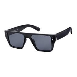 JOOX Flachdach Quadratisch Sonnenbrille Damen Herren, Mode Trendy Shades mit UV400 Schutz von JOOX