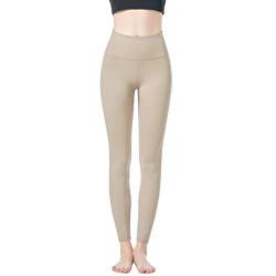 JOPHY & CO. Damen-Leggings, lang, bi-elastisch, aus Stoff (Artikelnummer: 9839), Braun S von JOPHY & CO.