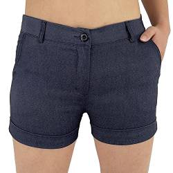 JOPHY & CO. Kurze Damen-Shorts mit Taschen (Code 3019), denim, M von JOPHY & CO.