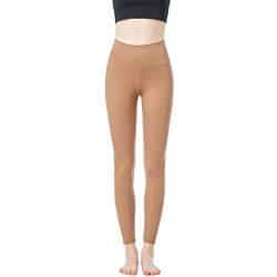 JOPHY & CO. Leggings für Damen, Bielastisch, hohe Taille, für Fitness, Sport, Yoga-Hose, weich, elastisch (Cod. 9839), Camel, M von JOPHY & CO.