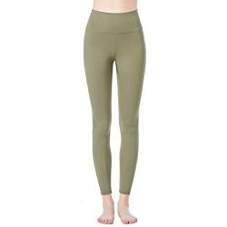 JOPHY & CO. Leggings für Damen, Bielastisch, hohe Taille, für Fitness, Sport, Yoga-Hose, weich, elastisch (Cod. 9839), militär-grün, L von JOPHY & CO.