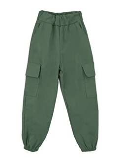 JOPHY & CO. Mädchen Cargo Streetwear Multitaschen (Artikelnummer: 8800), Militär, 10 Jahre von JOPHY & CO.