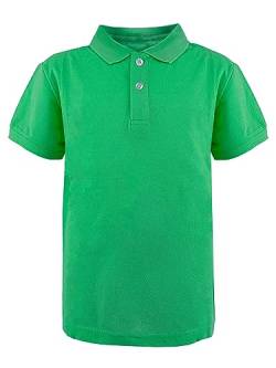 JOPHY & CO. Poloshirt für Schultraining, kurzärmelig und lang, für Kinder und Jugendliche, Unisex, Artikelnummer 2900, 2904 Grün, 10 Jahre von JOPHY & CO.