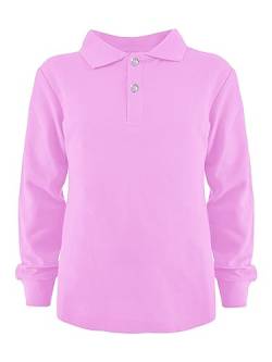 JOPHY & CO. Poloshirt für Schultraining, kurzärmelig und lang, für Kinder und Jugendliche, Unisex, Artikelnummer 2900, 2905 Rosa, 12 Jahre von JOPHY & CO.