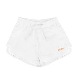 Sportliche Shorts für Damen, kurze Shorts aus Baumwolle mit Kordelzug, Sommer, bequem und atmungsaktiv, für zu Hause, lässig, Joggen, Yoga und Fitness (Code 7800), Weiß 7812, XXL von JOPHY & CO.