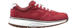 JOYA Dynamo Classic W Dark Red, Damensneaker in stilvollem Look aus Rauleder, für Bequeme Bewegung im Alltag, komfortable Damenschuhe, Rot, 36 1/3 von JOYA