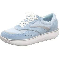 JOYA Sydney II Light Blue, Damen Sneaker mit Veloursleder und Mesh-Obermaterial, hellblau, 40 1/3 von JOYA