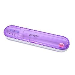Tragbare UV-C-Aufbewahrungsbox für intelligente UV-Zahnbürsten, Reisezahnbürstensterilisator, tiefe und schnelle Desinfektion, geeignet für Reisen und den Heimgebrauch, universelle Zahnbürste (E) von JOYHOOD