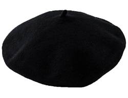 JOYHY Kinder Mädchen Jungs Wolle Französisch Stil Baskenmütze Mütze Caps Schwarz von JOYHY