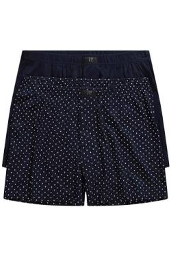 JP 1880 Herren, Flexnamic, 2er-Pack, Unterhose Boxershorts, Navy blau, L von JP 1880