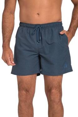 JP 1880 Herren Jay-PI Badeshorts, Beachwear, Elastikbund, Streifen Badehose, Mattes Nachtblau, 6XL Grande von JP 1880