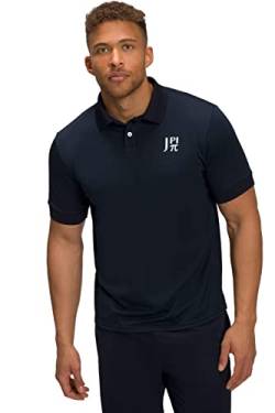 JP 1880 Herren Jay-PI Poloshirt, Golf, Halbarm Polohemd, Navy Blau, 5XL von JP 1880